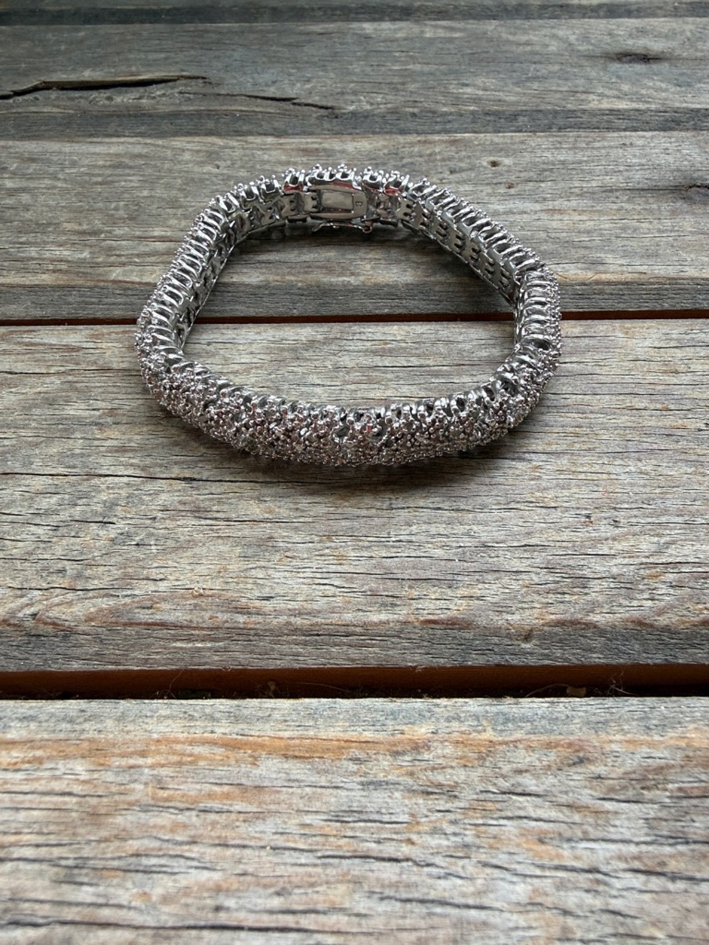 CZ Pavé Bracelet in Silver